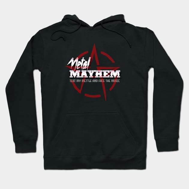 Test my mettle Hoodie by Antisocial Party